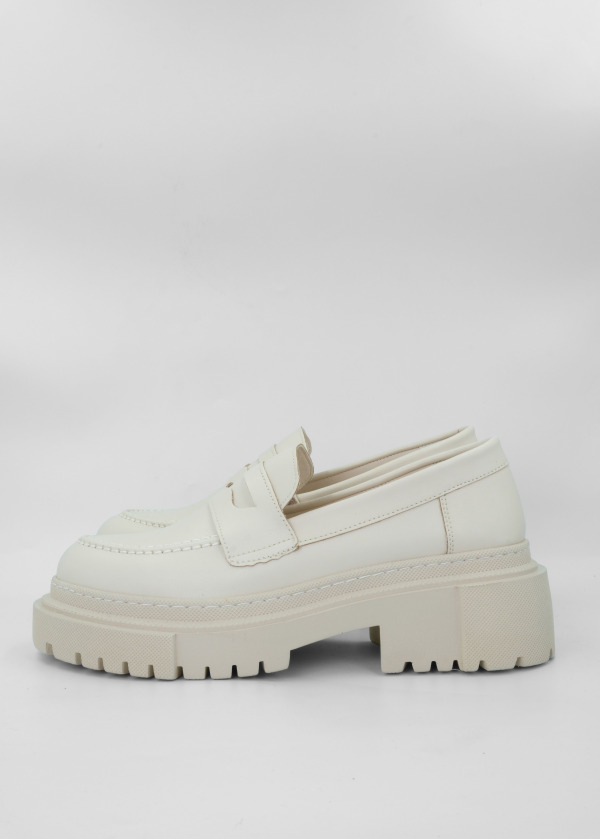 Ekru Loafer Ayakkabı