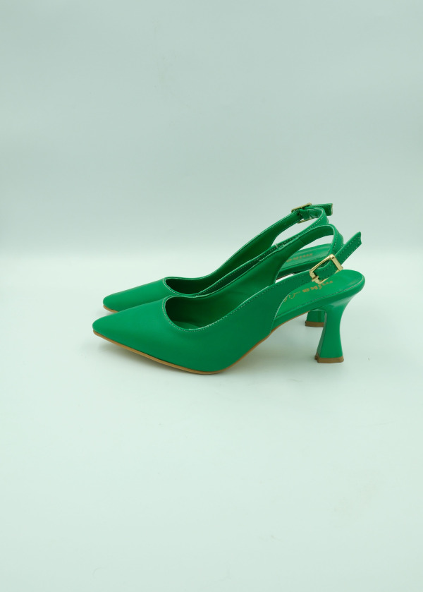 Yeşil Sade Stiletto