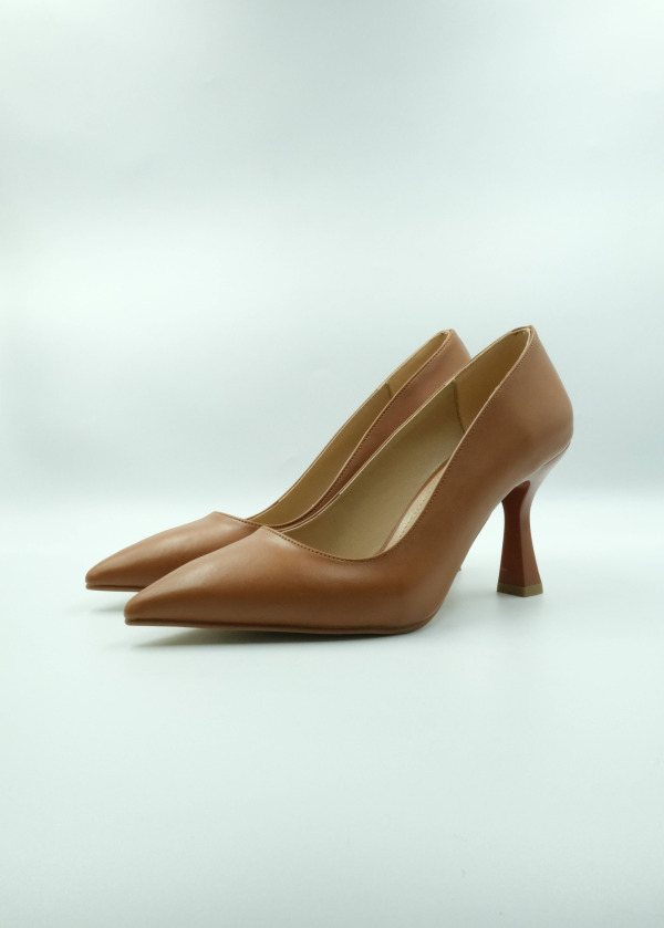 Taba Kalın Topuk Stiletto